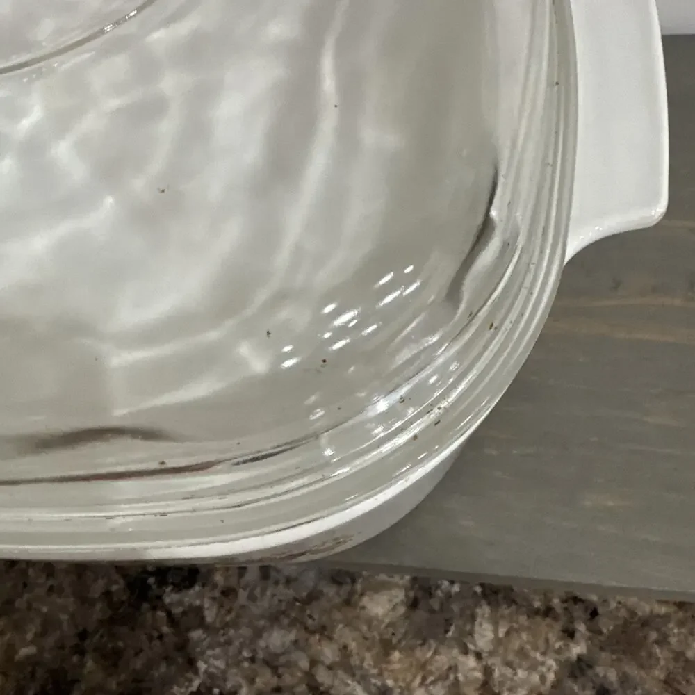 VTG Corning Ware Casserole Dish 4 Quart A-84-B Spice of Life L’Echalote La Sauge